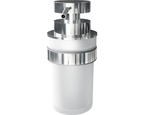 Distributeur de savon en plastique et métal