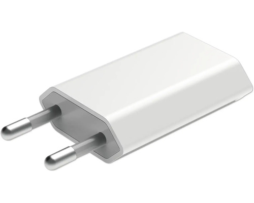 Bloc d''alimentation USB blanc avec prise