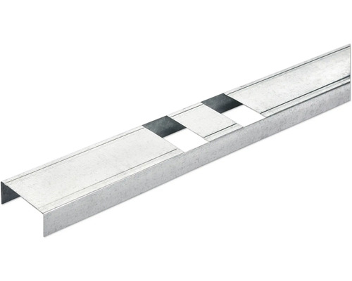 Profilé de linteau de porte Knauf CW/UA 1600 mm x 100 mm x 40 mm Profilé trapézoïdal avec découpes en acier