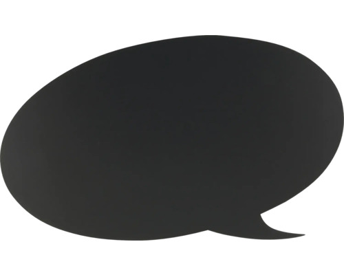 Tableau noir forme Bubble noir 27,3x47x0,3 cm