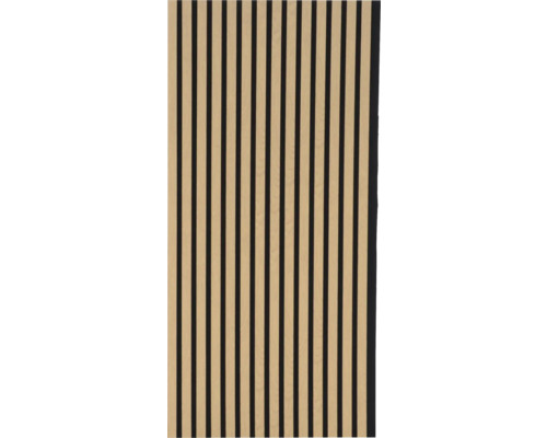 Holzpaneel mit vertikalen Lamellen für Wand- und Deckengestaltung