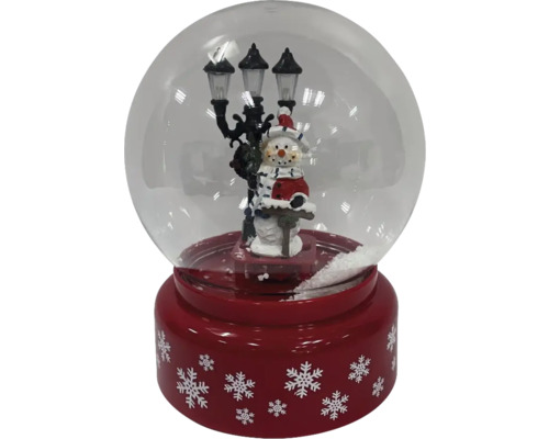 Boule à neige LED bonhomme de neige h 18,5 cm Boule à neige LED bonhomme de neige h 18,5 cm
