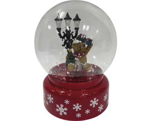 Boule à neige LED ours h 18,5 cm Boule à neige LED ours h 18,5 cm