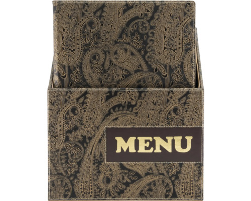 Porte-menus avec motif cachemire