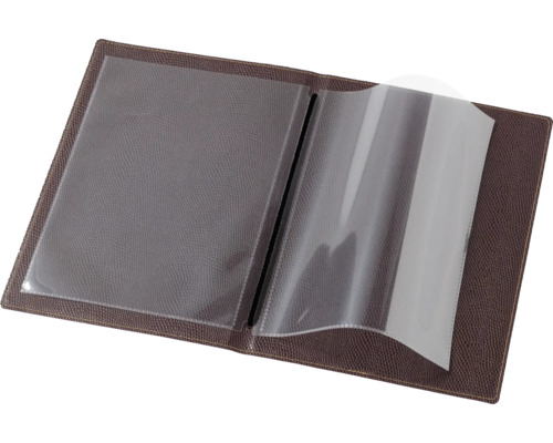 Album photo ouvert avec pochettes transparentes