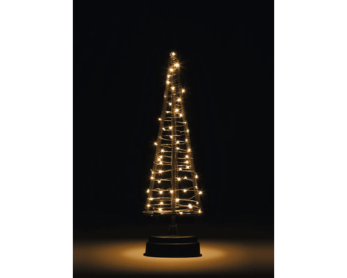 LED déco Fairybell sapin de Noël M 60 LEDs blanc chaud