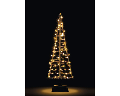 LED déco Fairybell sapin de Noël L 85 LEDs blanc chaud