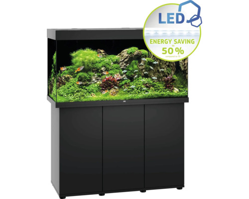 Aquarium complet avec meuble bas et éclairage LED