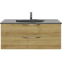 Waschtischunterschrank mit Waschbecken und Armatur