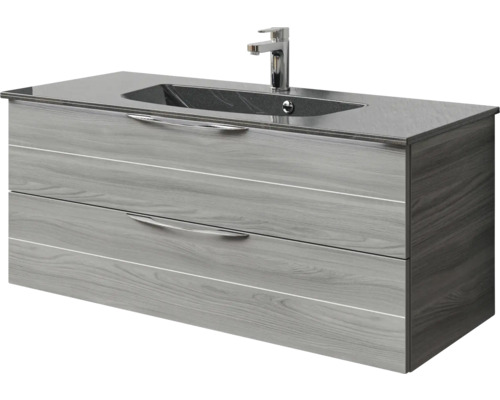 Meuble sous-lavabo avec lavabo et robinet