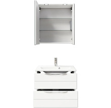 Badezimmer Waschtisch mit Unterschrank und Spiegelschrank