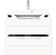 Waschtischunterschrank mit Waschbecken und Armatur