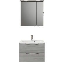 Waschtisch mit Unterschrank und Spiegelschrank für das Badezimmer