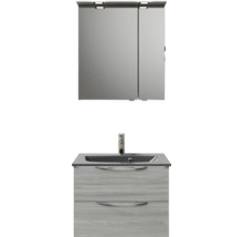 Badezimmerset mit Spiegelschrank, Waschbecken und Unterschrank