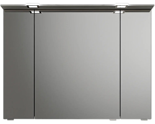 Armoire de toilette à trois portes avec éclairage