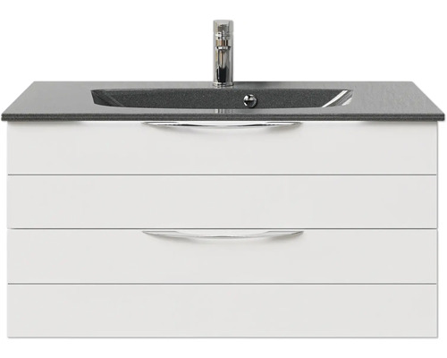 Meuble sous-lavabo avec lavabo et robinet
