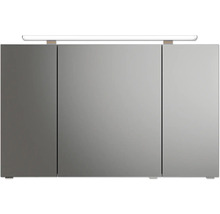 Badmöbelset 3-teilig Pelipal Sunline 300 BxHxT 117 x 200 x 48 cm Frontfarbe sangallo grau mit Waschtisch Mineralmarmor Griff chrom SET-164-100