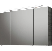 Badmöbelset 3-teilig Pelipal Sunline 300 BxHxT 117 x 200 x 48 cm Frontfarbe sangallo grau mit Waschtisch Mineralmarmor Griff chrom SET-164-100