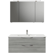 Badezimmer Waschbeckenunterschrank mit Spiegel und Beleuchtung