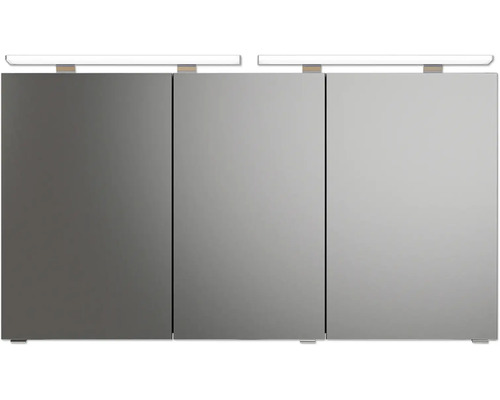 Armoire de toilette à trois portes avec éclairage