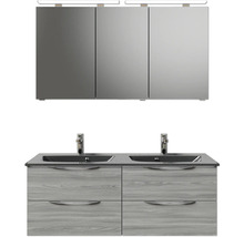 Waschtisch mit Unterschrank und Spiegelschrank für das Badezimmer
