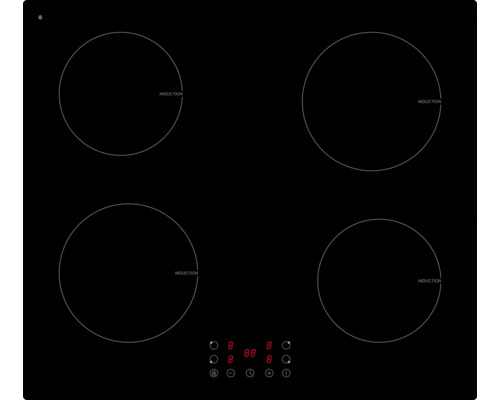 Induktionskochfeld Rahmenlos PKM 59 x 52 cm 4 Kochzonen IF4 G
