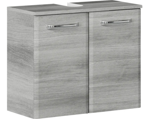 Meuble sous-vasque avec deux portes et poignées