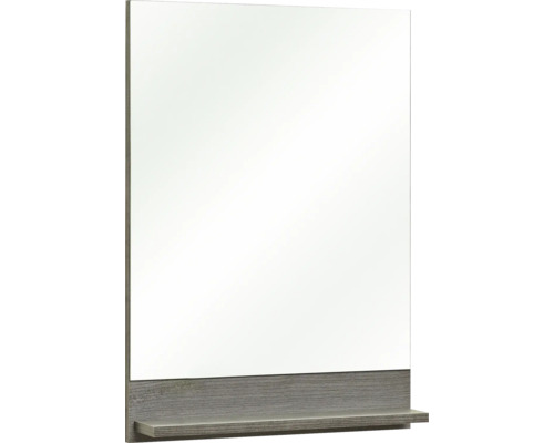 Quadratischer Spiegel mit Ablage