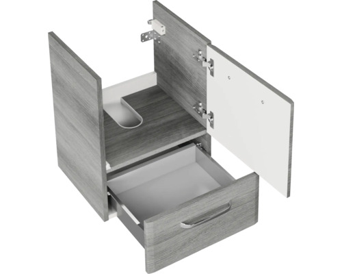 Waschtischunterschrank mit Schublade und Tür