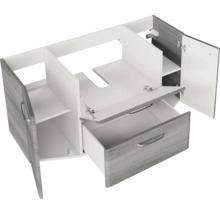 Waschbeckenunterschrank mit Schublade und Türen