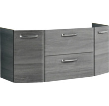 Waschtischunterschrank mit zwei Schubladen und Griffen