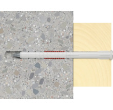 Cheville universelle dans le béton et le bois