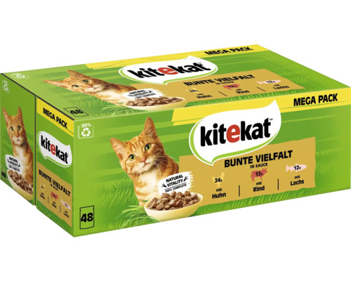 Croquettes pour chat adulte Vitality+, au Boeuf, poulet et au foie