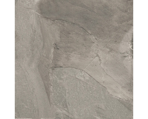 Feinsteinzeug Wand- und Bodenfliese Ground grau 60 x 60 x 0,9 cm matt rektifiziert