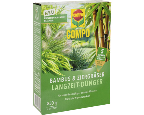 Engrais longue durée pour bambou et herbes d'ornement Compo 850 g