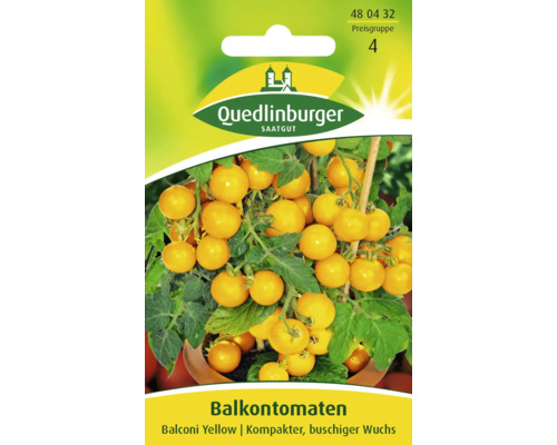 Tomate de balcon « Balconi Yellow » Quedlinburger semence de légumes