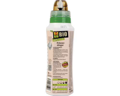 Bouteille d''engrais biologique pour herbes aromatiques COMPO