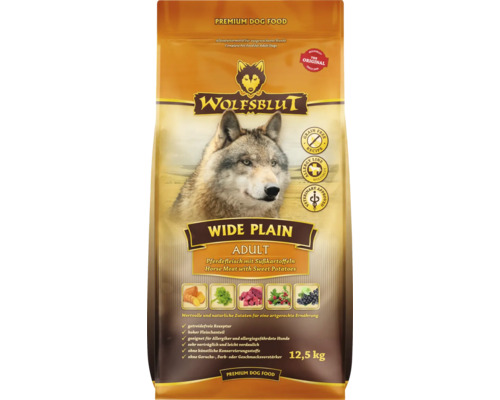 Wolfsblut Wide Plain Adult Hundefutter, 12,5 kg Sack
