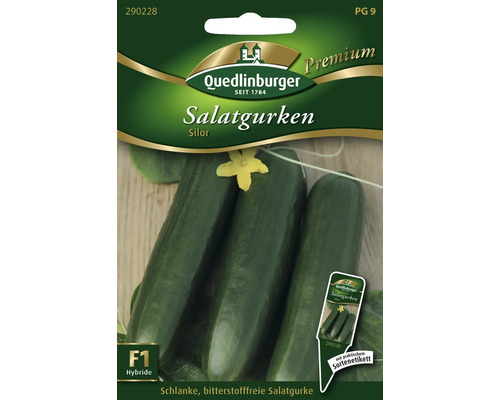 Concombre de serre 'Silor' semences de légumes Quedlinburger