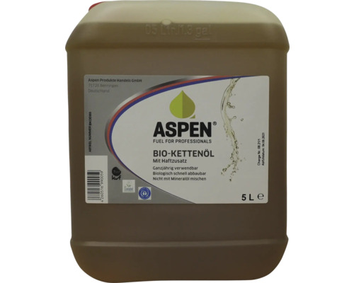 Huile bio pour tronçonneuses ASPEN 5 litres