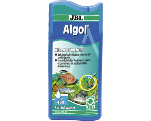 Produit anti-algues JBL Algol destructeur d'algues 100 ml suffisant pour jusqu'à 400 l dans des aquariums d'eau douce