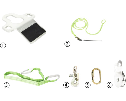 Kit d'accessoires pour la chasse Portable Winch PCA-HOS