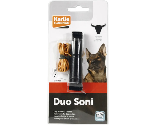 Karlie Flamingo Duo Soni sifflet pour chien avec deux tonalités