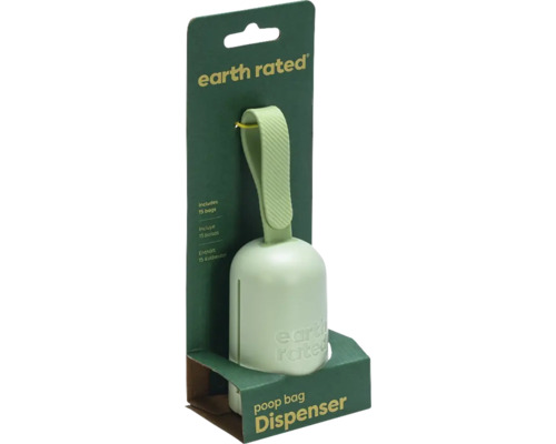 Distributeur de sacs à excréments Earth Rated avec 15 sacs à excréments