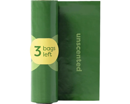 Rouleau de sacs poubelles non parfumés