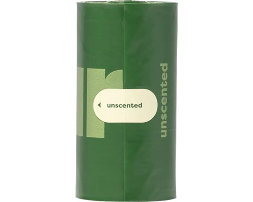 Eine Rolle geruchloser Müllbeutel.