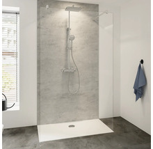 Walk In Duschwand Breuer Entra 140 cm Klarglas Profilfarbe chrom 2012005001041