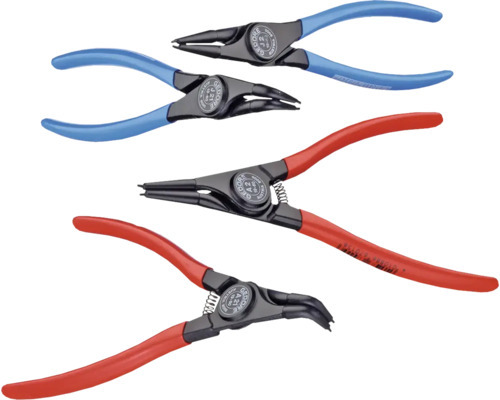 Différentes pinces à circlips pour une utilisation dans l''artisanat