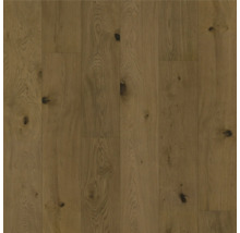 Plancher en bois de chêne avec nœuds
