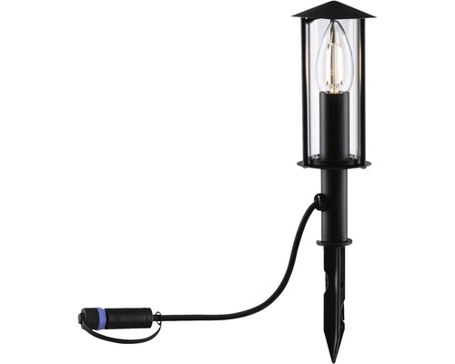 Borne lumineuse Paulmann Plug & Shine LED avec piquet de terre IP44 2,0W 3000 K blanc chaud HxØ 220x80 mmClassic anthracite 230/24 V-0